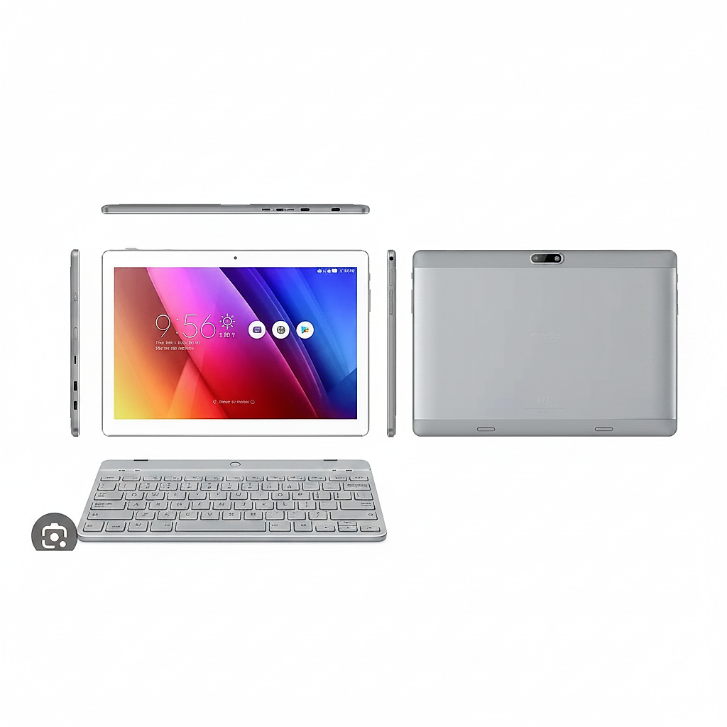 Modio Tablet Pc1099v With Keyboard Color Silver