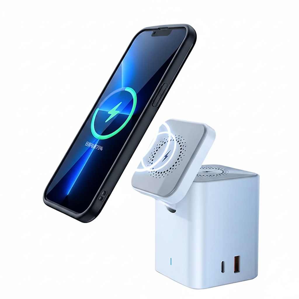 XUNDD 4 in 1 Magnetic Wireless Desktop Charger (XD...