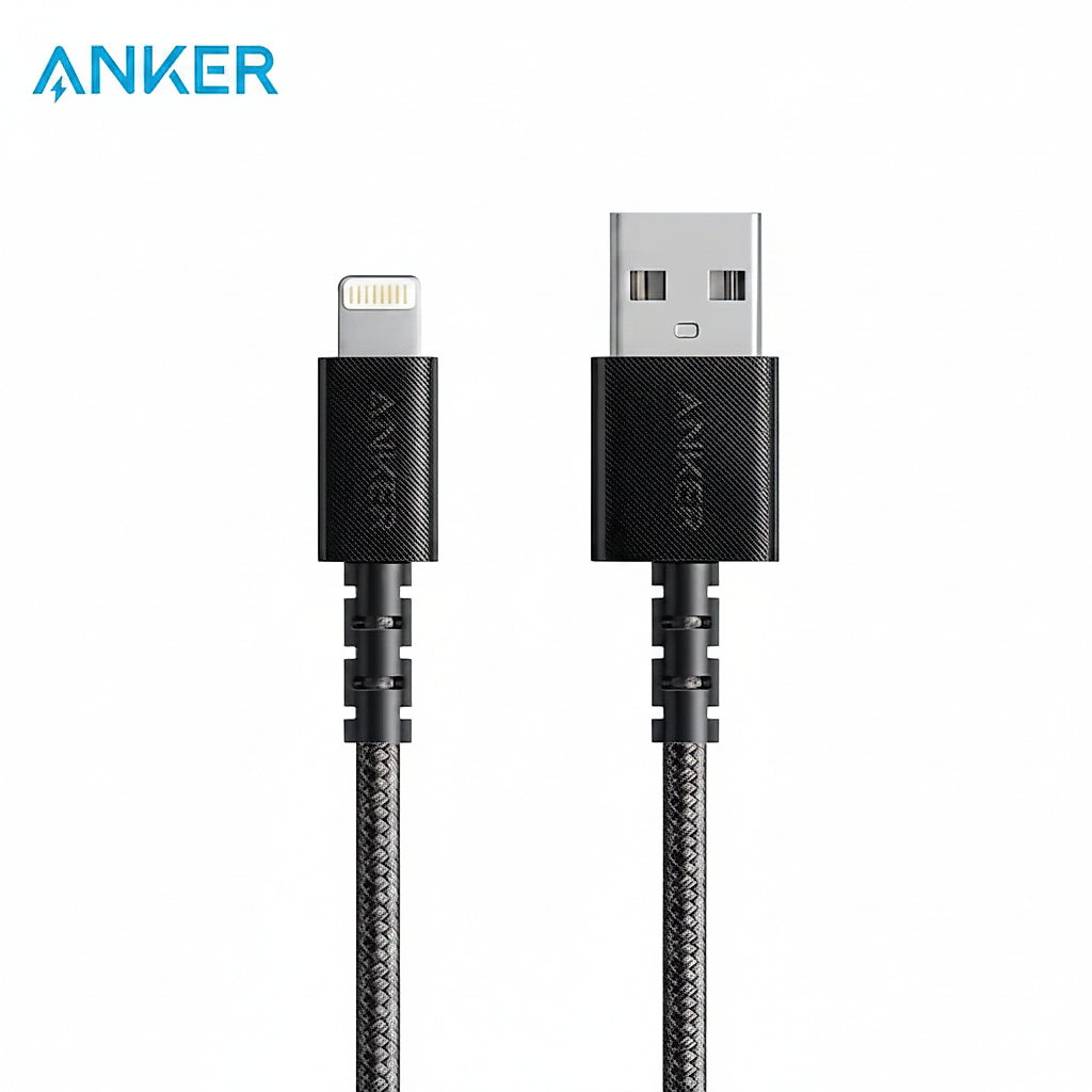 كابل أنكر USB إلى Lightning بطول 6 أقدام A8013H12 - أسود
