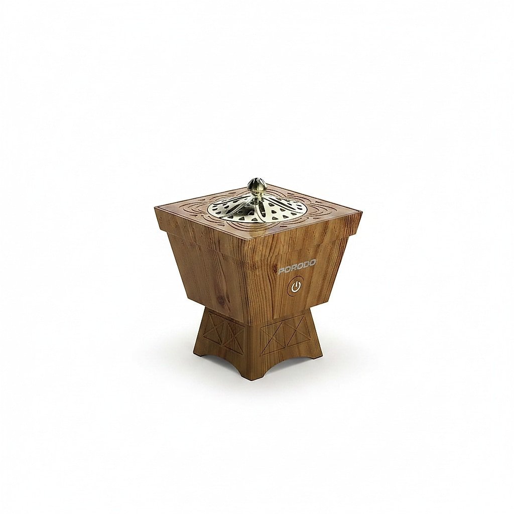 Porodo Lifestyle Classic Wood-Finish Portable Ince...