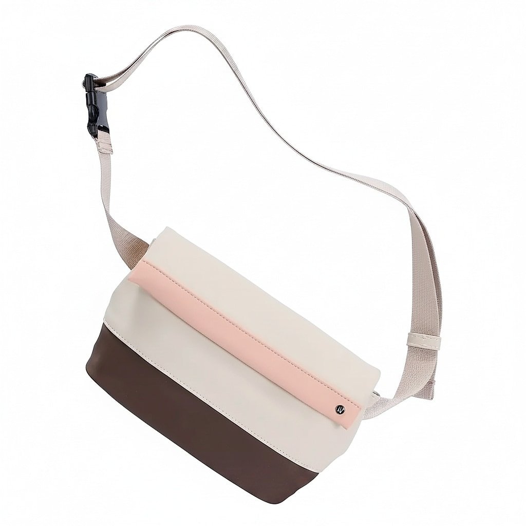 Levelo Ibiza Crossbody Waist Bag pink colour