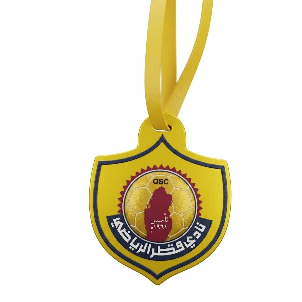 تعليقة CHARMS لفريق قطر الرياضي لكرة القدم